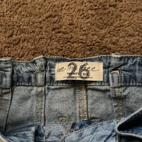 Free people mid indigo skirt - Picture 6 of 8